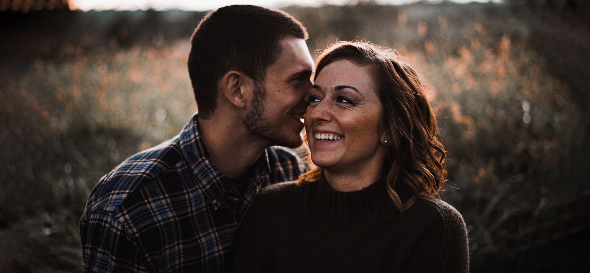 Older woman with younger man.