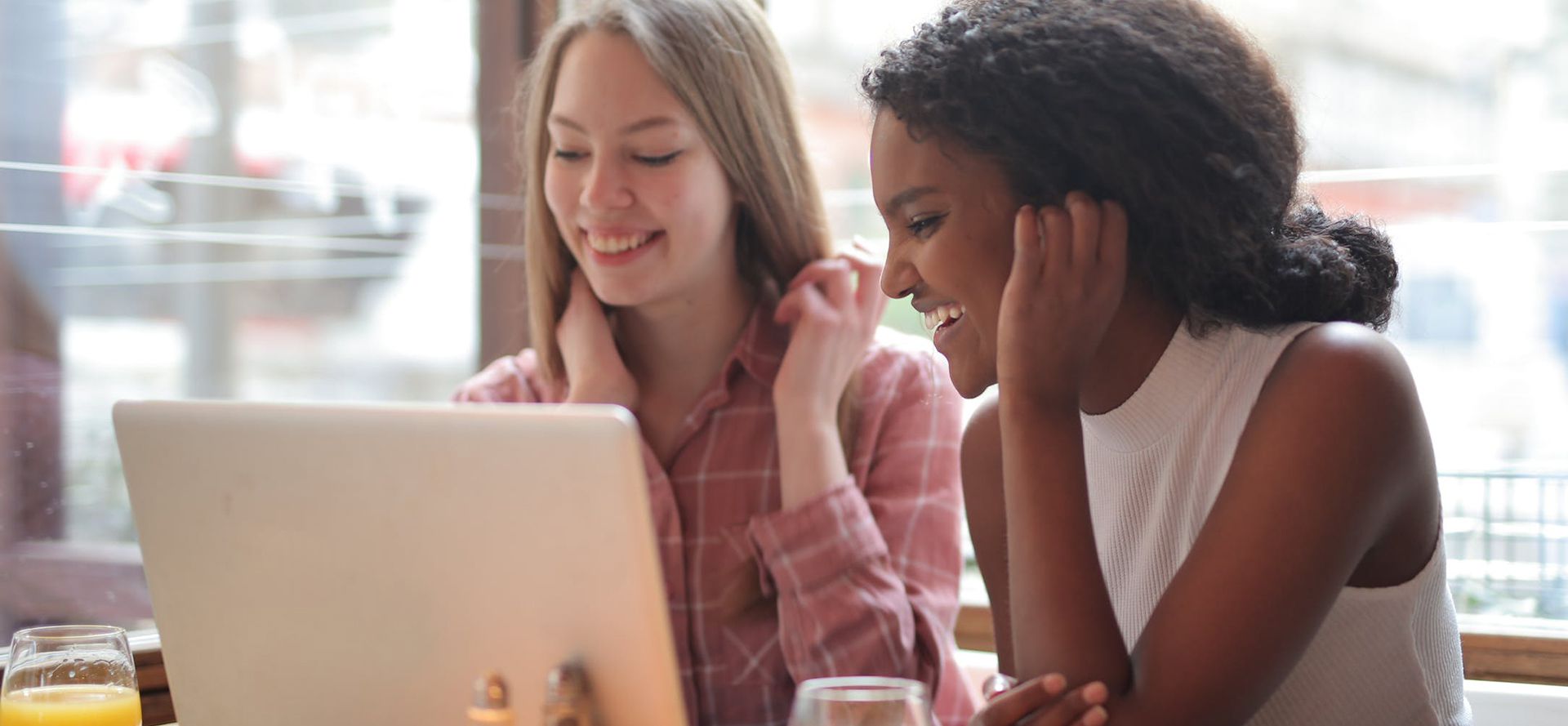 A Woman Consults With Friend About Her Dating Profile