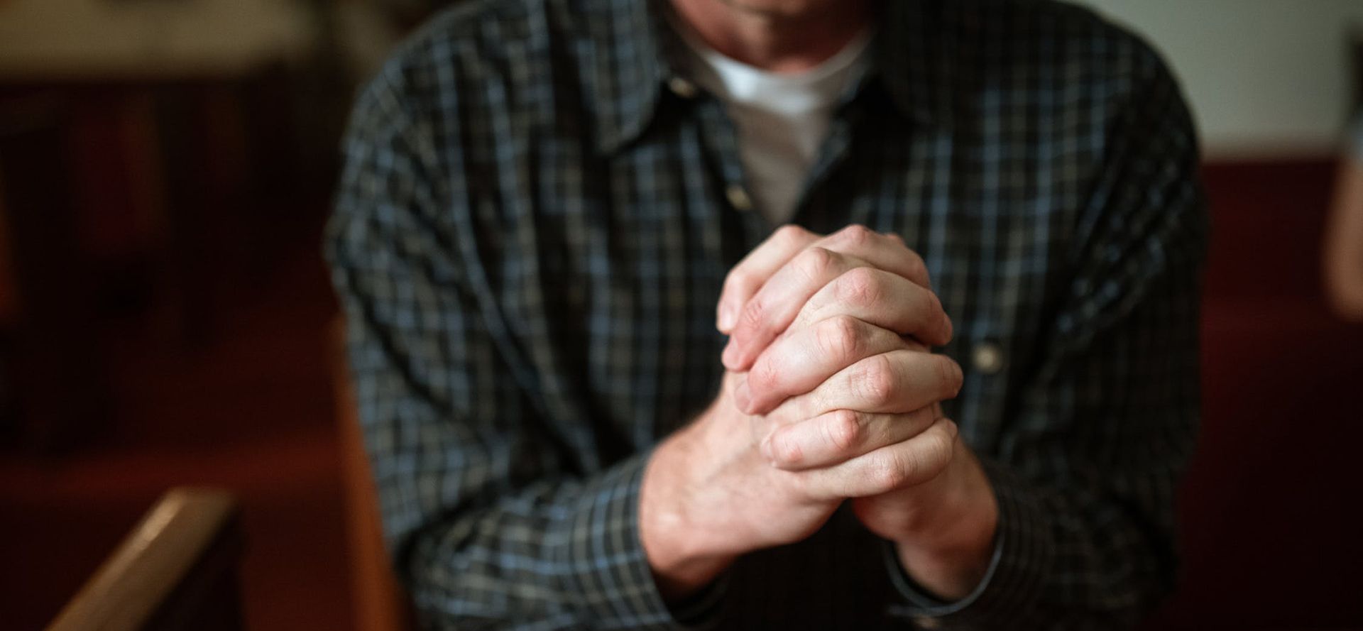 Praying hands.