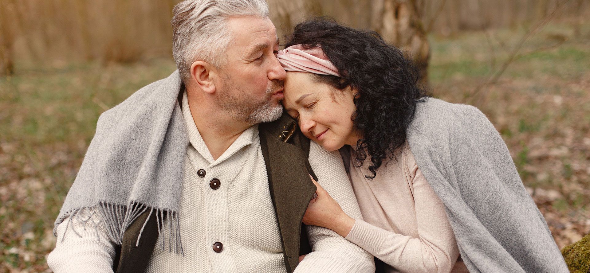 Bonita pareja de ancianos.