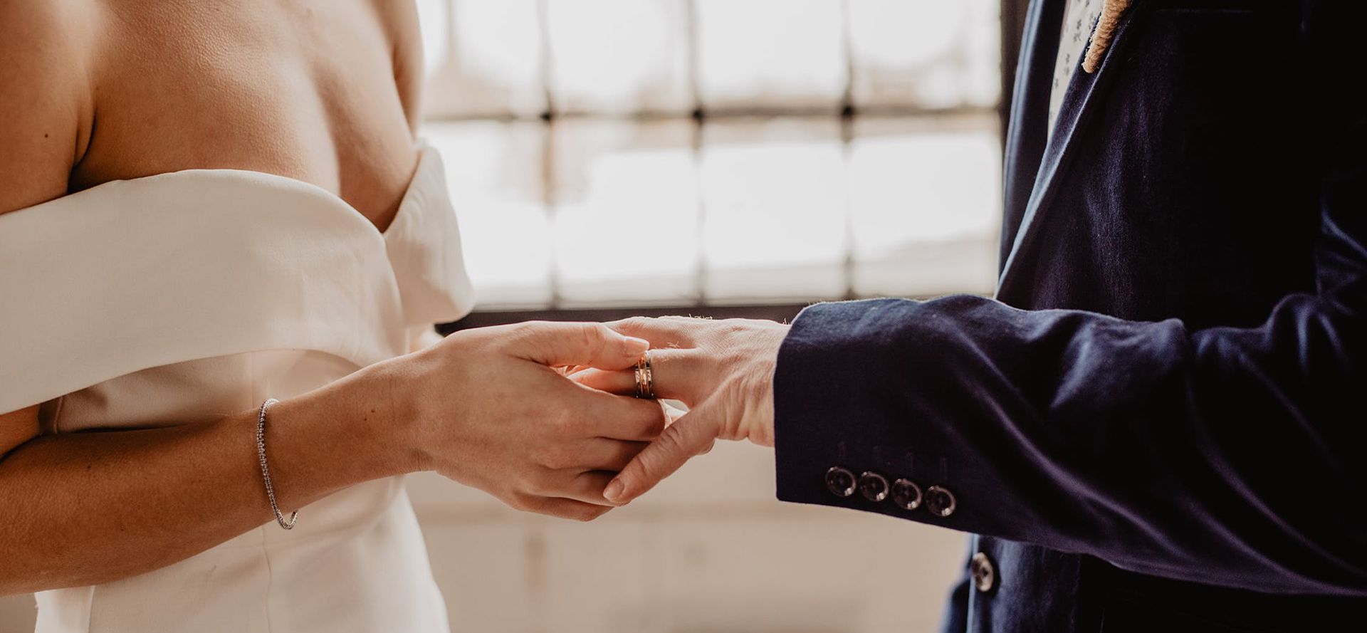 Couple get married.