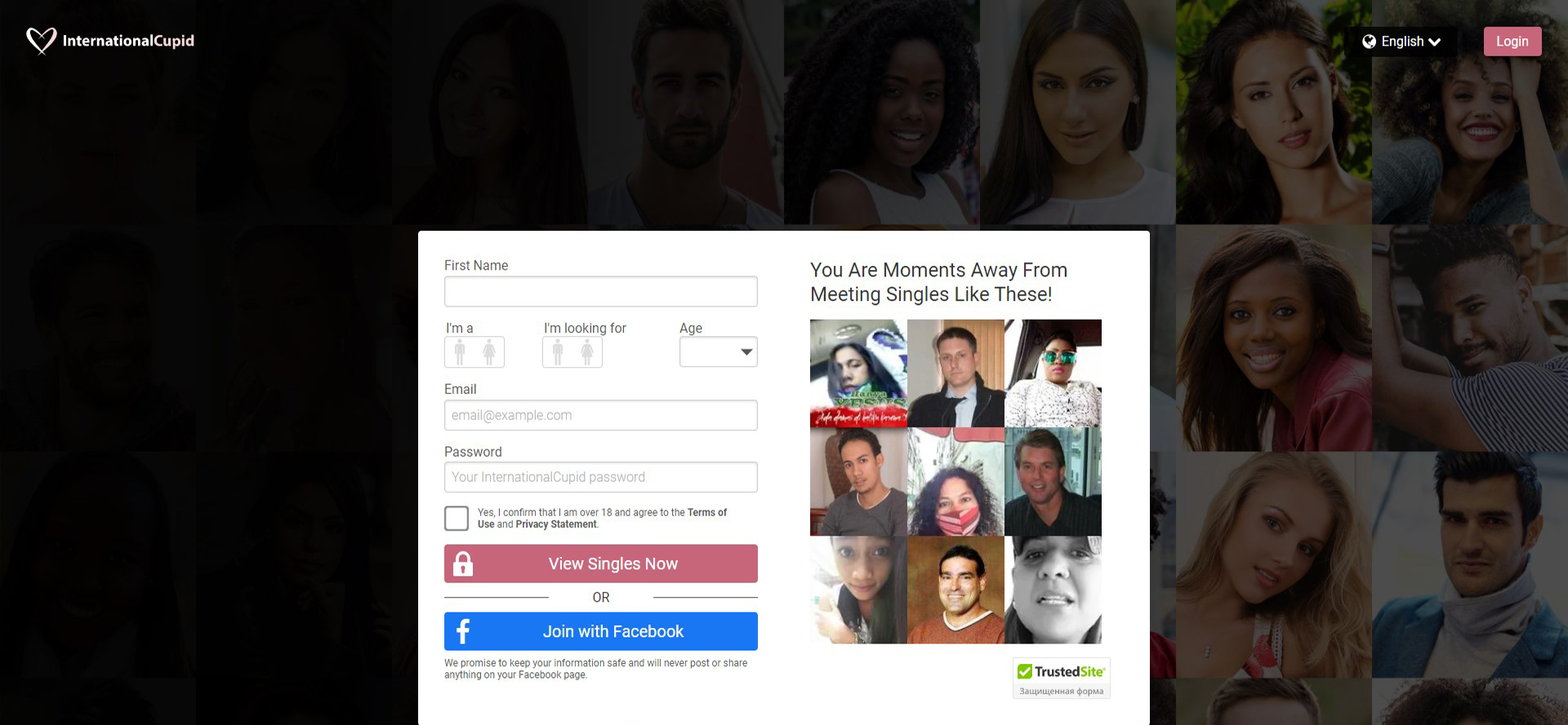 InternationalCupid Log in.