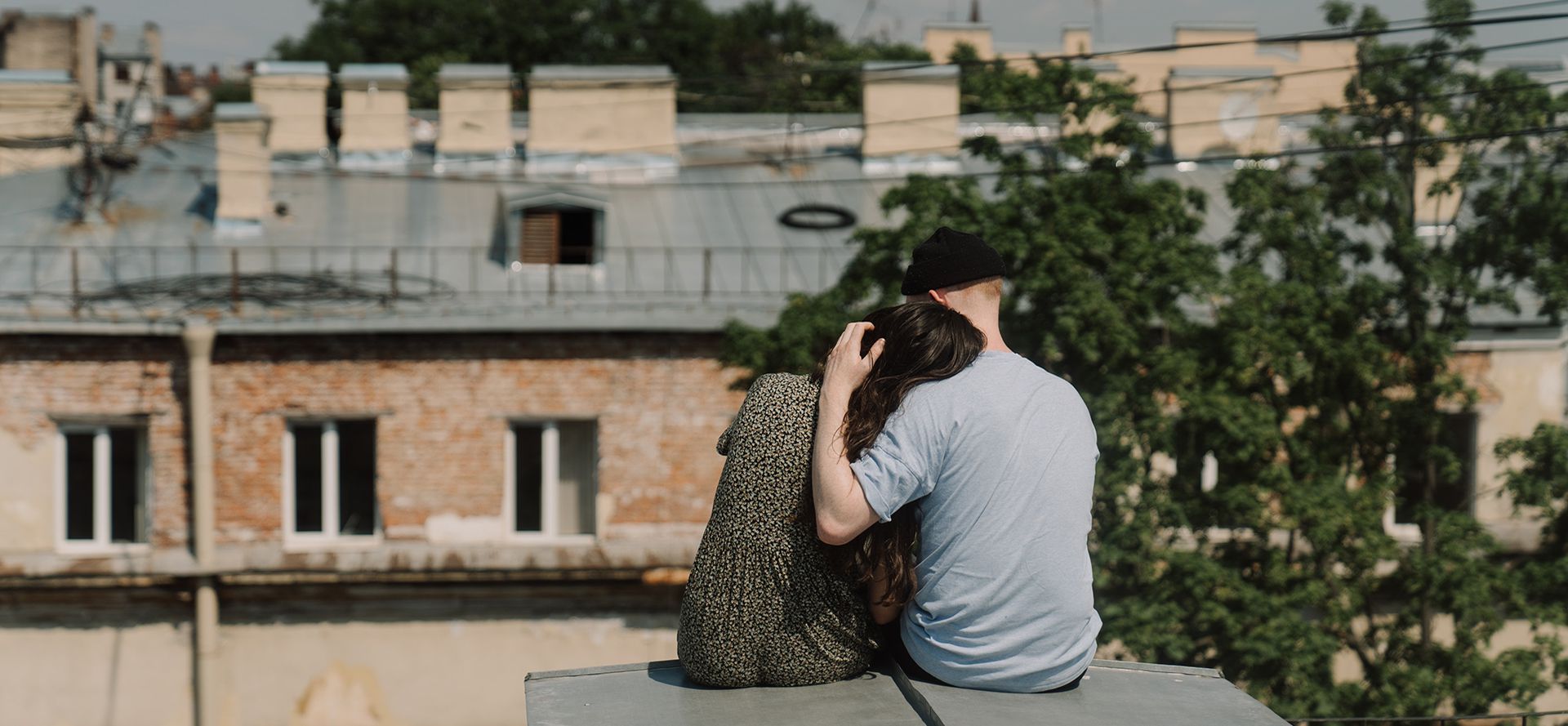 Liberal date on the roof.