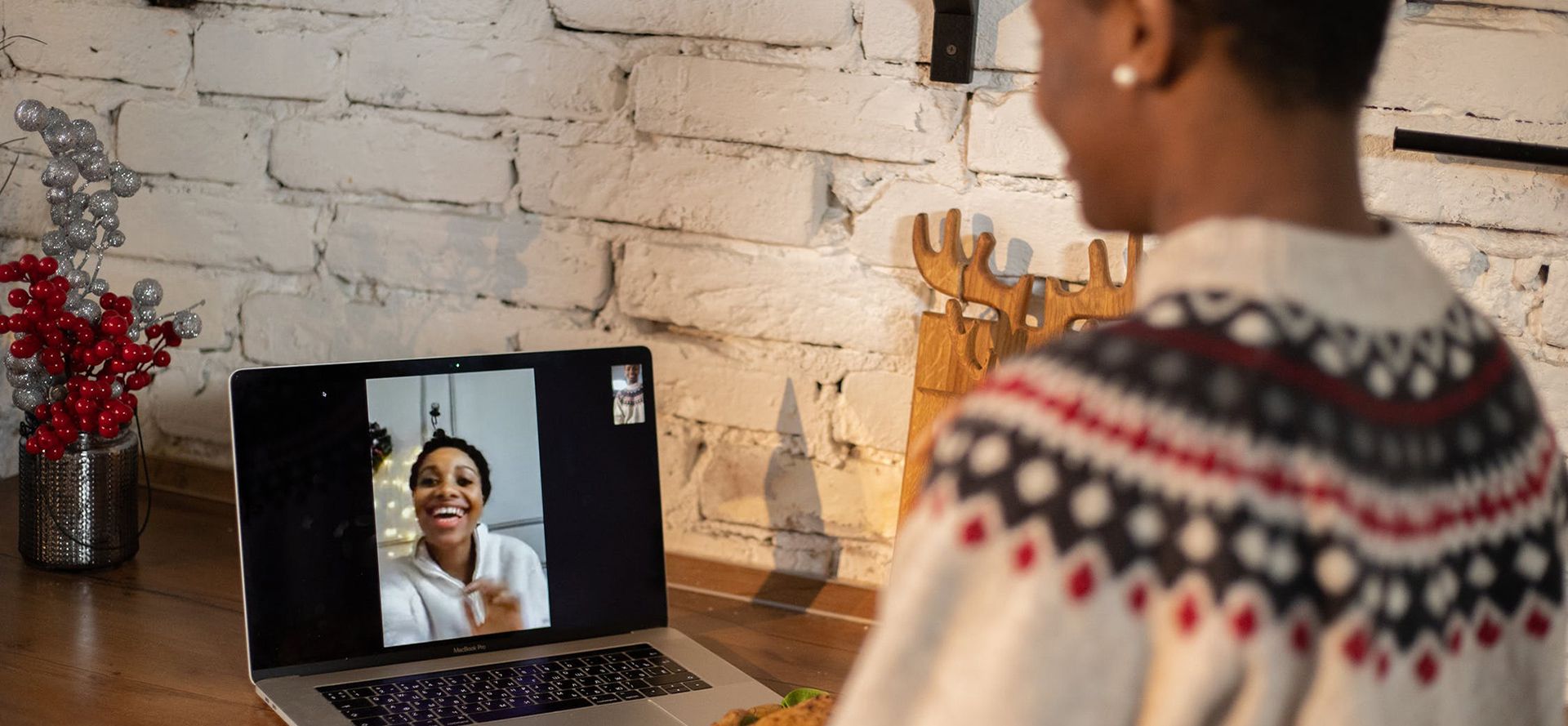 A date via video call.