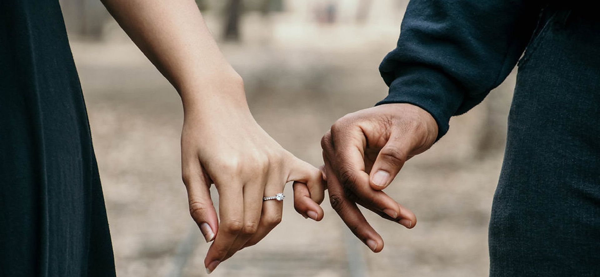 O casamento de um casal cristão.