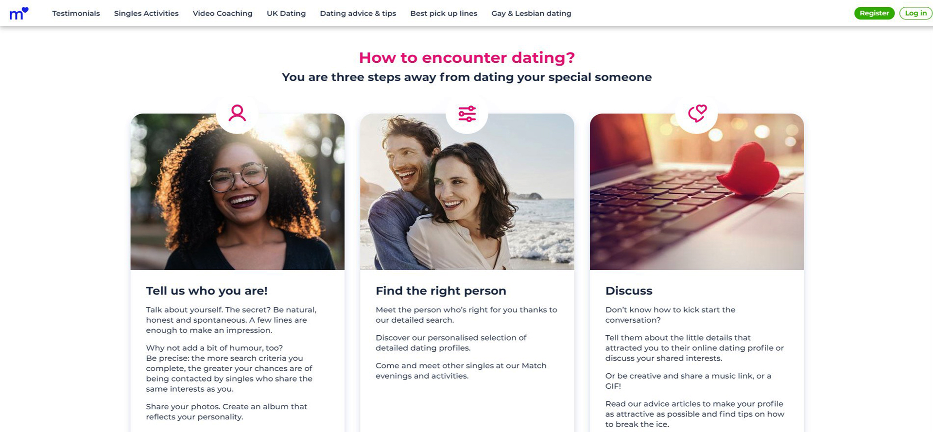 Match.com Dating Advice.