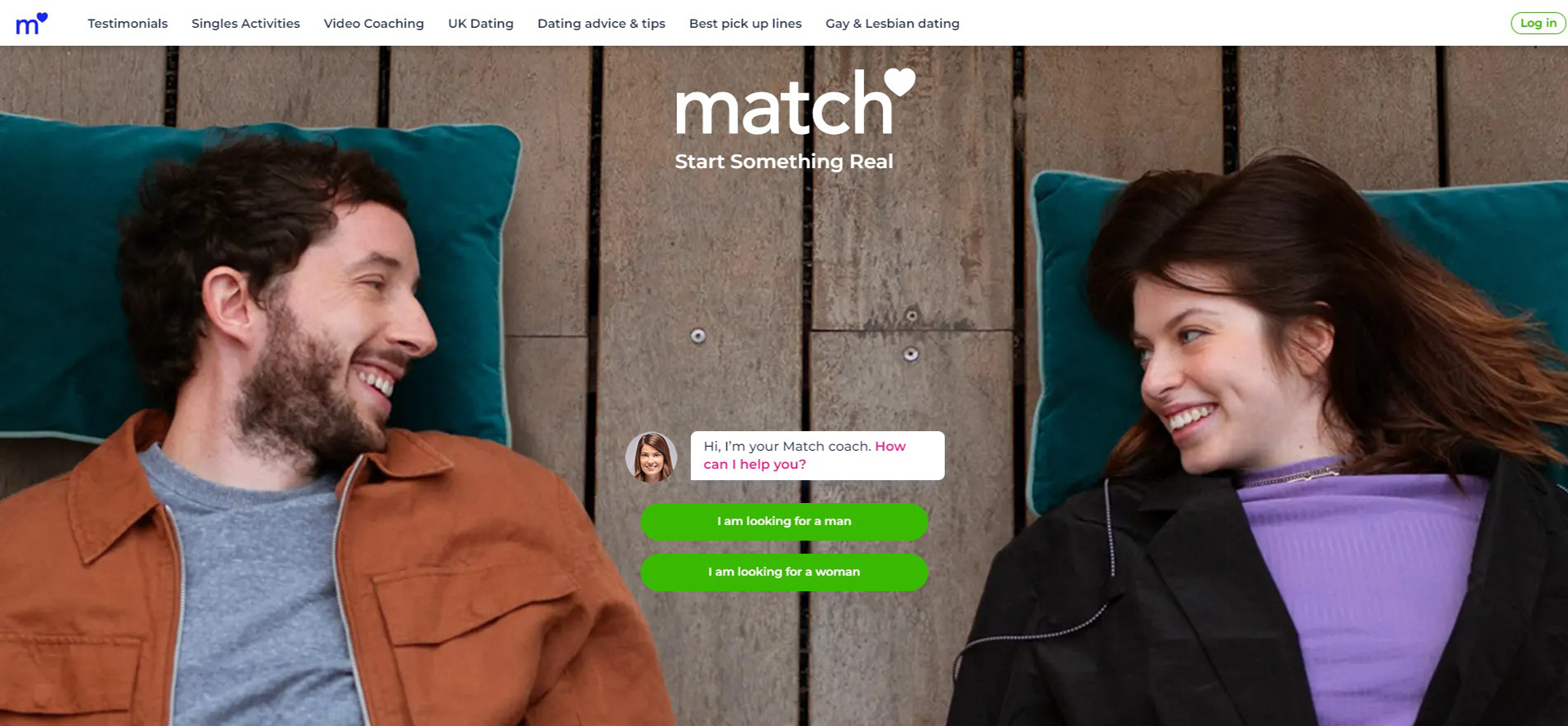 Match.com Site Screenshot.